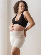 Kindred Bravely Sublime Maternity Bike Shorts in Oatmeal Heather at Nordstrom, Size Small