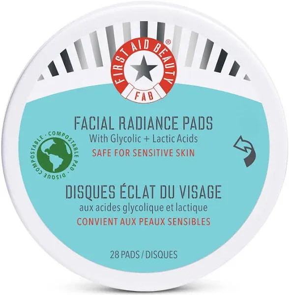 First Aid Beauty Facial Radiance Pads with Glycolic & Lactic Acids