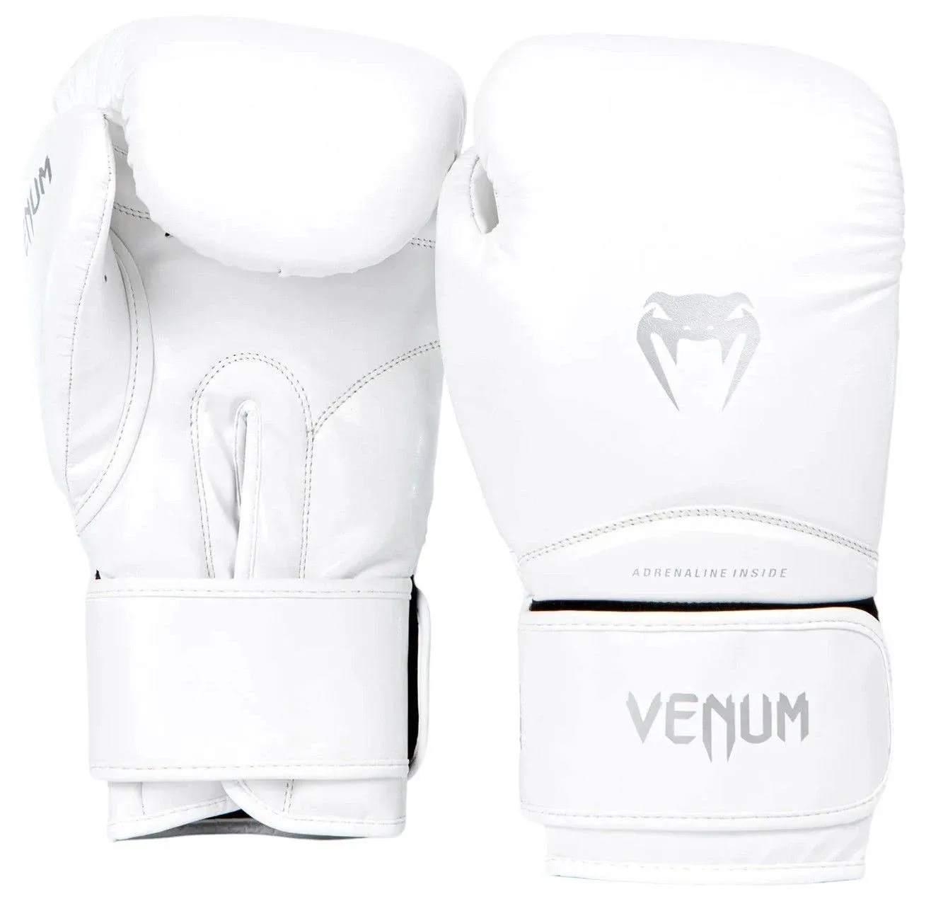 Venum Contender 1.5 Boxing Gloves - White/Silver - 14 oz - Venum