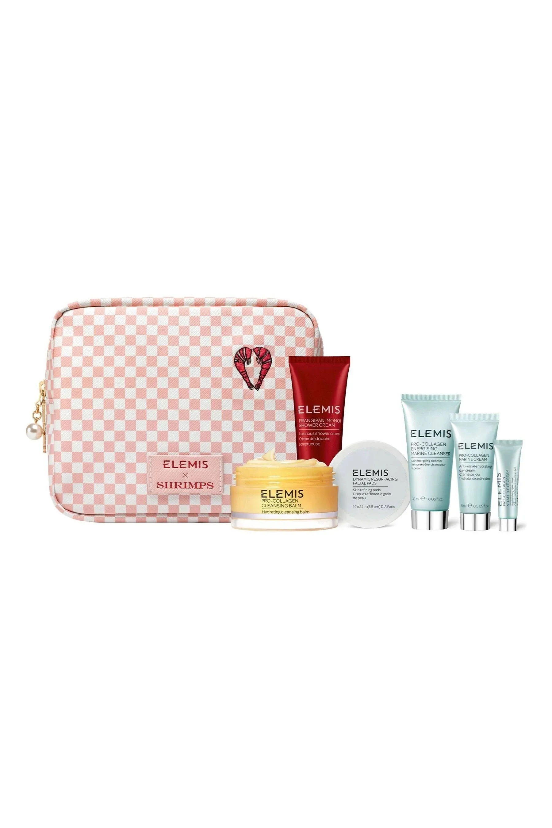 ELEMIS x Shrimps Travel Icons