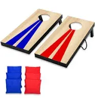 2&#039; x 1&#039; portable sandpit play set with 6 bean bags for outdoor play