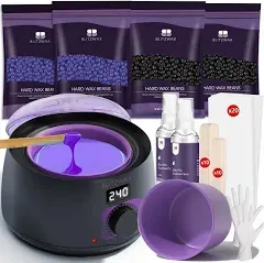 BLITZWAX Waxing Kit for Women Men Digital Wax Kit Suitable for Sensitive Skin...