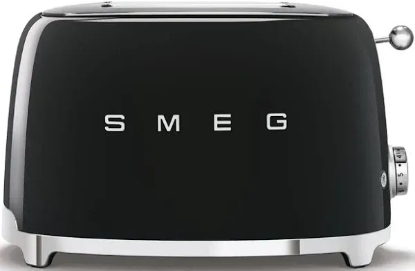 Smeg 50s Retro Line Stainless Steel 2-Slice Toaster