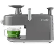 Greenstar 5 All Stainless Steel Twin Gear Cold Press Masticating Juicer White - Tribest