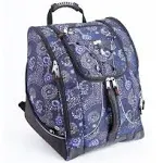 Athalon Everything Ski/Snowboard Boot Bag, Theme: Batik, Color: Navy