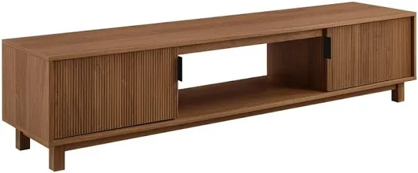 Walker Edison 2 Door TV Stand with Reeded Fronts