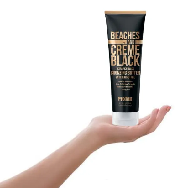 Pro Tan Beaches &amp; Crème Black Bronzing Butter Tanning Lotion 8.5oz *CLEARANCE