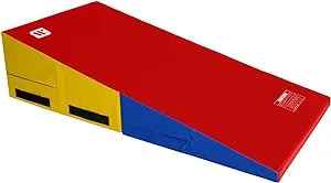 We Sell Mats Gymnastics Incline Mat, Cheese Wedge Skill Shape, Tumbling Mat for Gymnastics Training, Cheerleading and Obstacle Courses