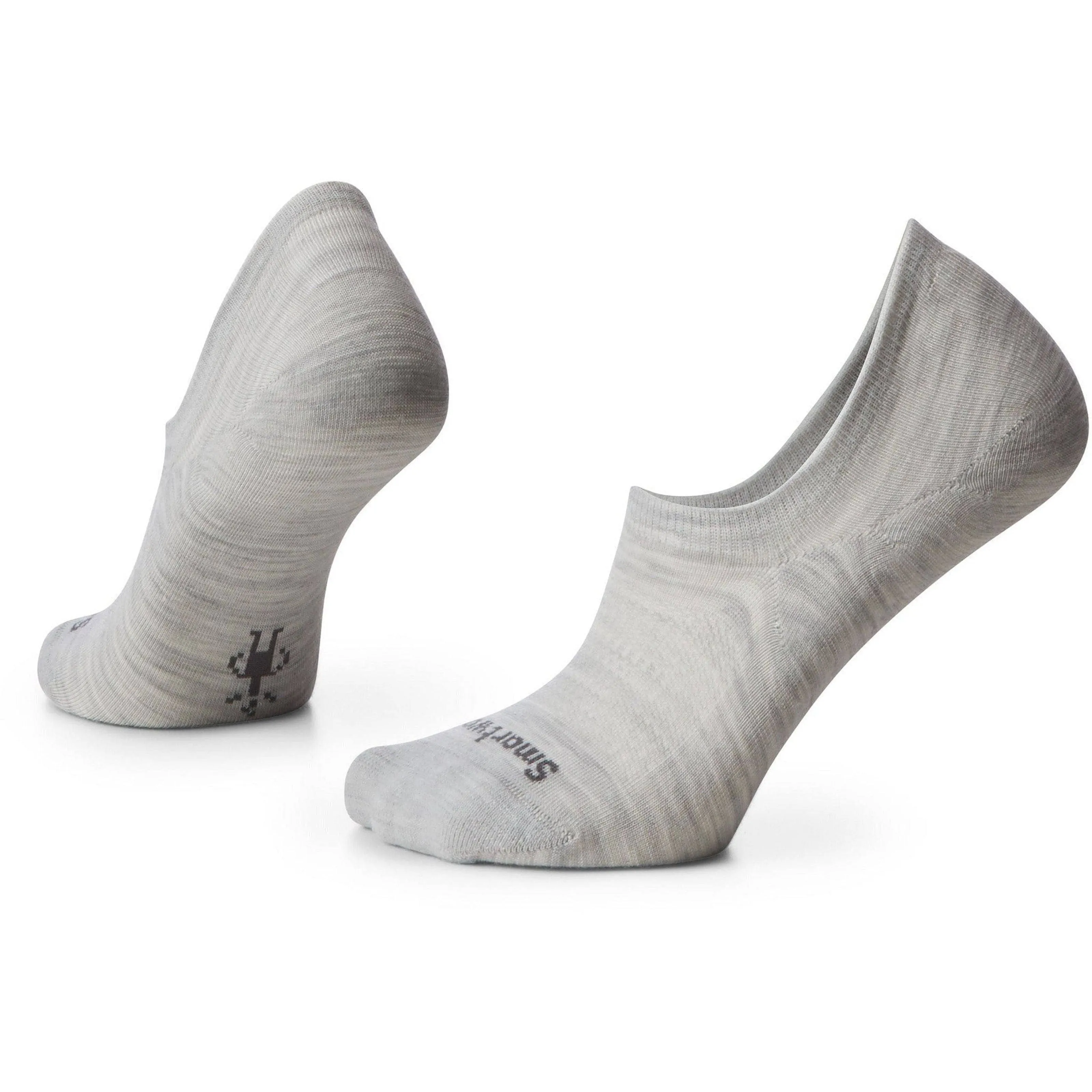 Women's Smartwool Sock style name Everyday No Show in color Ash. Sku: SW001994069