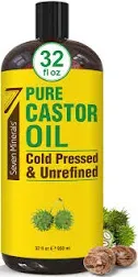 Seven Minerals Pure Cold Pressed Castor Oil