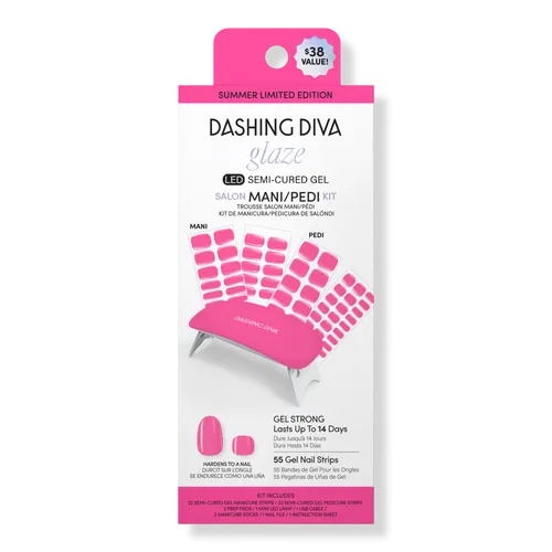 Dashing Diva Glaze Mani-Pedi Kit The Rice Milk