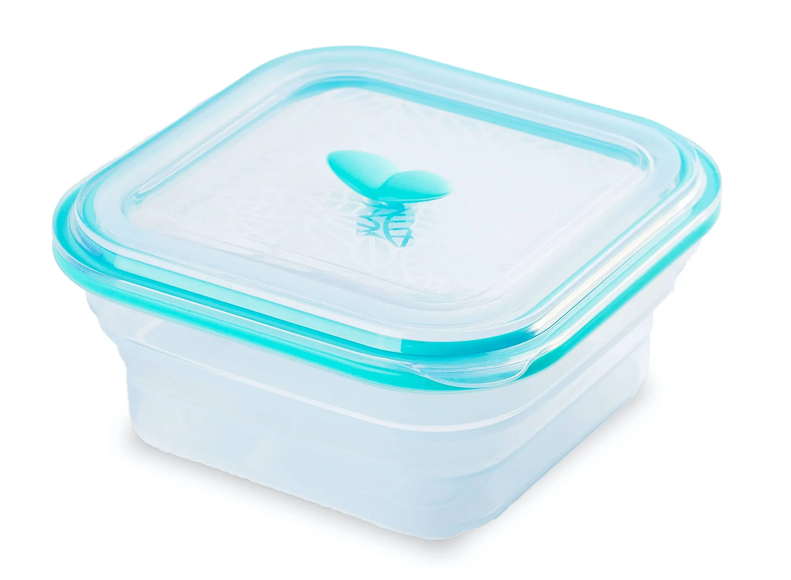 Platinum 100% Silicone Foodgrade Plasticfree Collapsible Container Microwavesafe