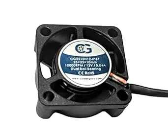 Coolerguys 12vDC Waterproof IP67 Fan (High Speed, 25x10mm)