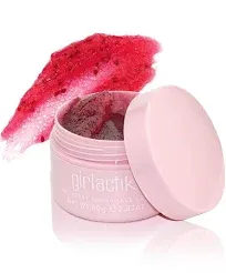 Girlactik Cranberry Sugar Face Scrub Brightens Mask Smooth Soft 2.82 oz Pink