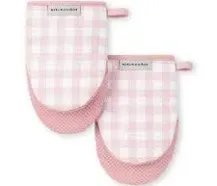 KitchenAid Gingham Mini Oven Mitt Set