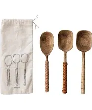 Creative Co-Op Mango Wood Spoon Set