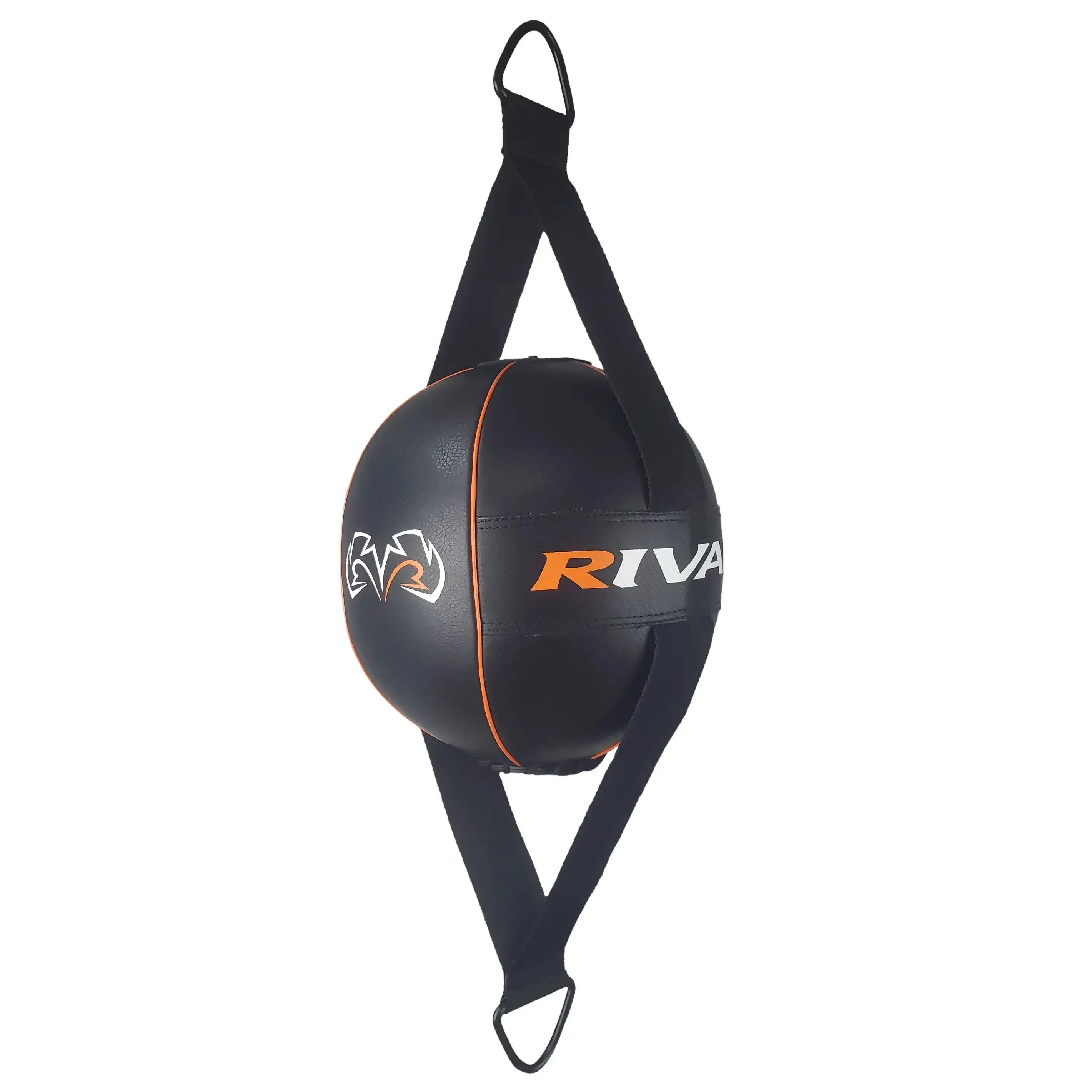 Rival Boxing 8" RDBL4 Double End Bag with Pump - Black/Orange