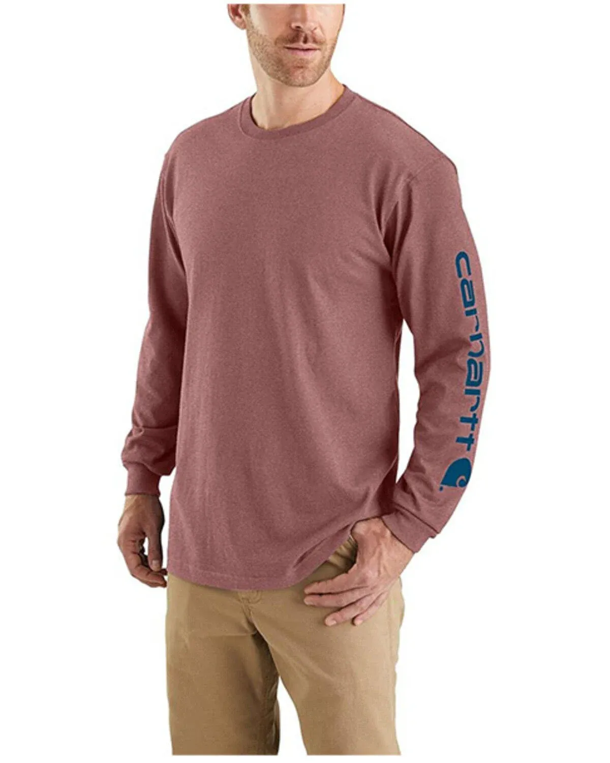 Carhartt Men's Graphic Logo Long Sleeve T-Shirt