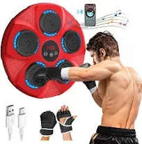 GOENITZ Music Boxing Machine with Boxing Glove,Wall-Mounted Smart Bluetooth Boxing Machine,Boxing Machine,Music Boxing Machine for Adults and Kids