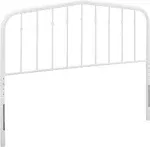 Modway Lennon Metal Headboard White / Queen