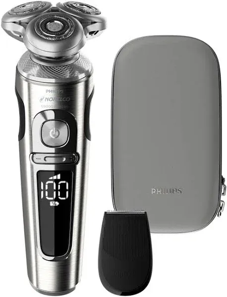 Philips Norelco S9000 Prestige Rechargeable Wet & Dry Shaver with Precision Trimmer SP9820/87