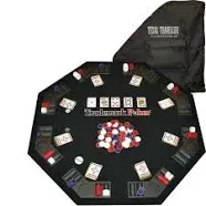 Trademark Texas Traveller Table Top & 300 Chip Travel Set