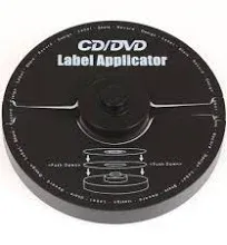 Merax B00NY4YA2I EZ Label: CD/DVD Label Applicator (40mm Hole, CD/DVD Applicator)