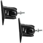 Jumbl SINSB7B Progrip Ultra Stainless Steel Speaker Wall Mount Bracket , Black, Pair of 2