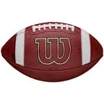 Wilson GST Dark Game Football in Brown