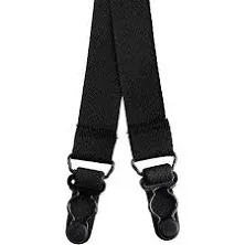 Shirt Garter: Stirrup Style Black | SET OF 2 Shirt Stays Professional Look | NEW