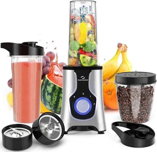 Portable Blender for Shakes and Smoothies, 12 PCS Personal Size Blenders with...