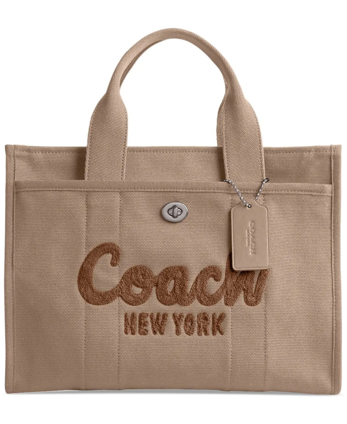 Coach Cargo  Medium CP158 Tote   LH/DARK NATURAL