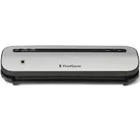 FoodSaver Space-Saving Vacuum Sealer with Bags and Roll Silver