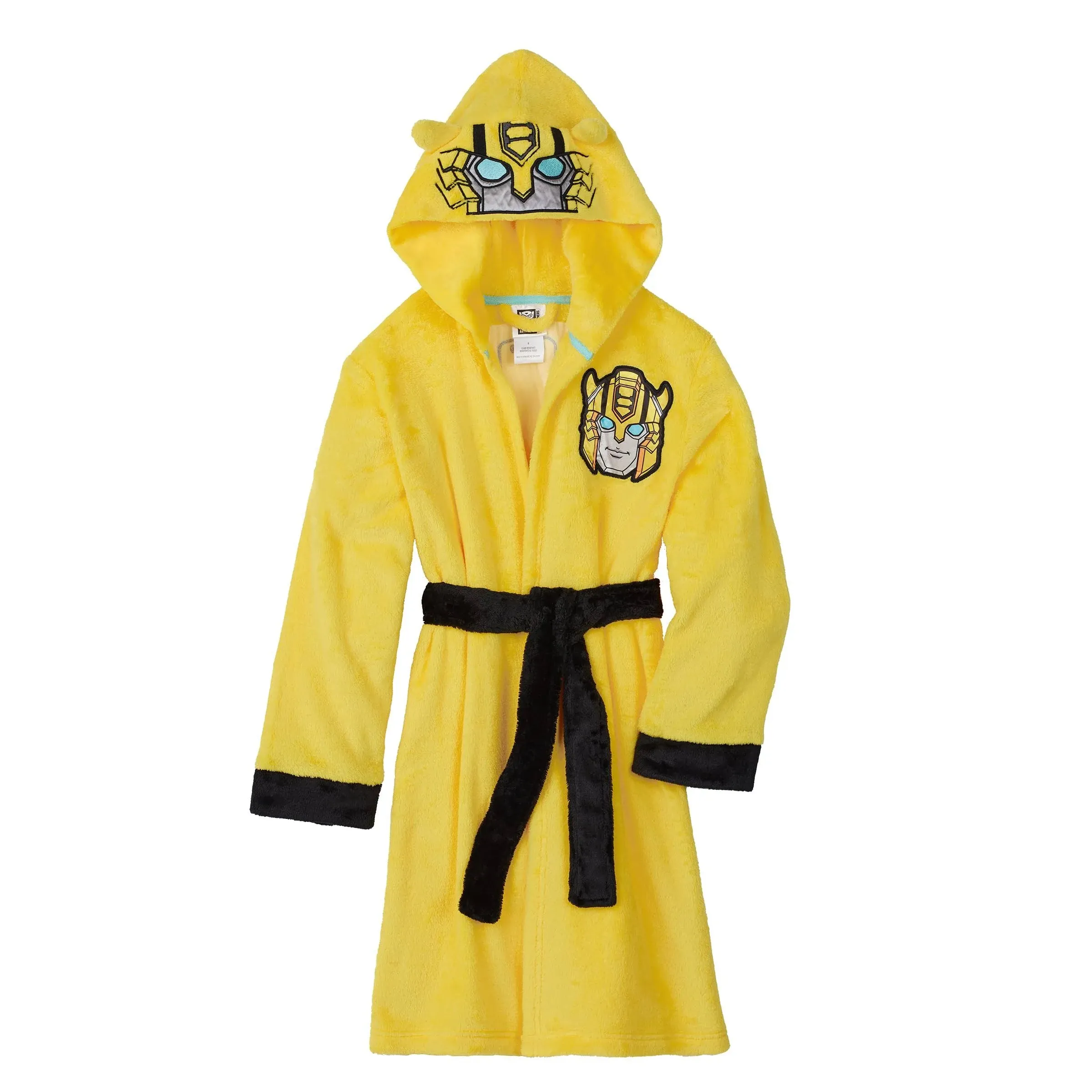 Transformers Little/Big Boy's Costume Plush Fleece Robe, Bumblebee, 8