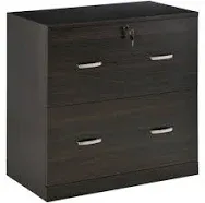 Vinsetto 2-Drawer File Cabinet with Lock and Keys