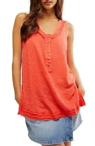 Free People Love Language Solid Tank