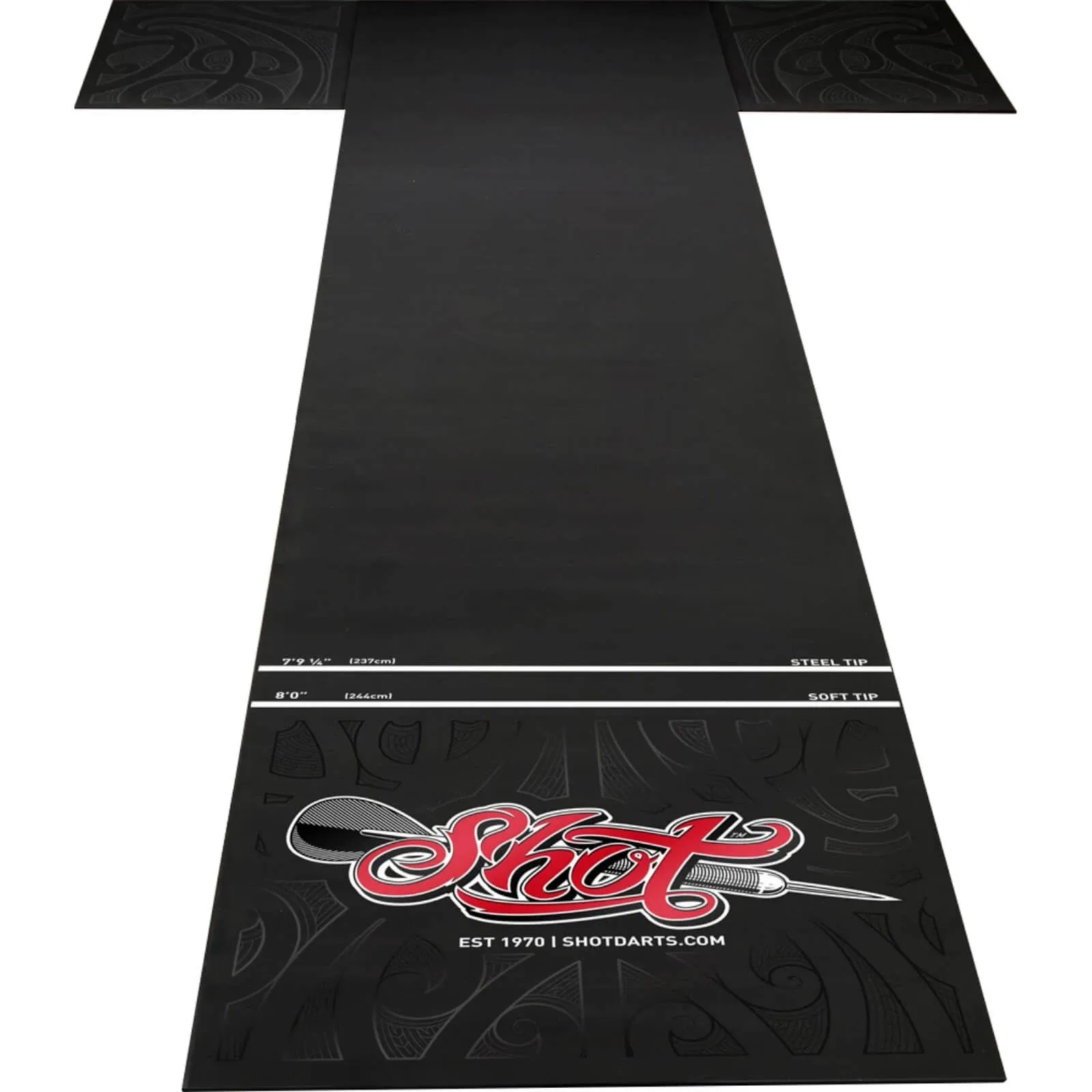 Shot T-Shape Rubber Darts Mat