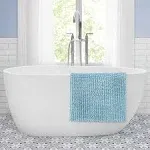 Butter Chenille Bath Mat Set In Blue