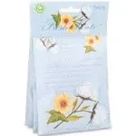 WILLOWBROOK Fresh Scents Scented Sachet Packet White Cotton Air Freshener Bags for Drawers