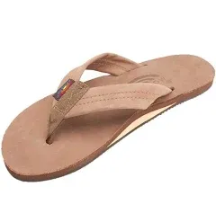 Womens Wide Strap Single Layer Sandals