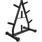 York Barbell 69036 Olympic A-Frame Plate Tree - Black