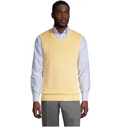 Lands' End School Uniform Men's Cotton Modal Sweater Vest