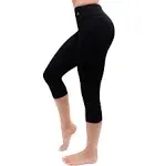 Women's Compression Capris - BlackXL