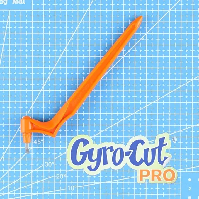 Gyro-Cut® PRO Tool | Latest Version from Crafty Brands | Can be Fitted will 3 types of Blades | Papercraft and Stencil making made smooth | Make it your Craft Cutting Tool