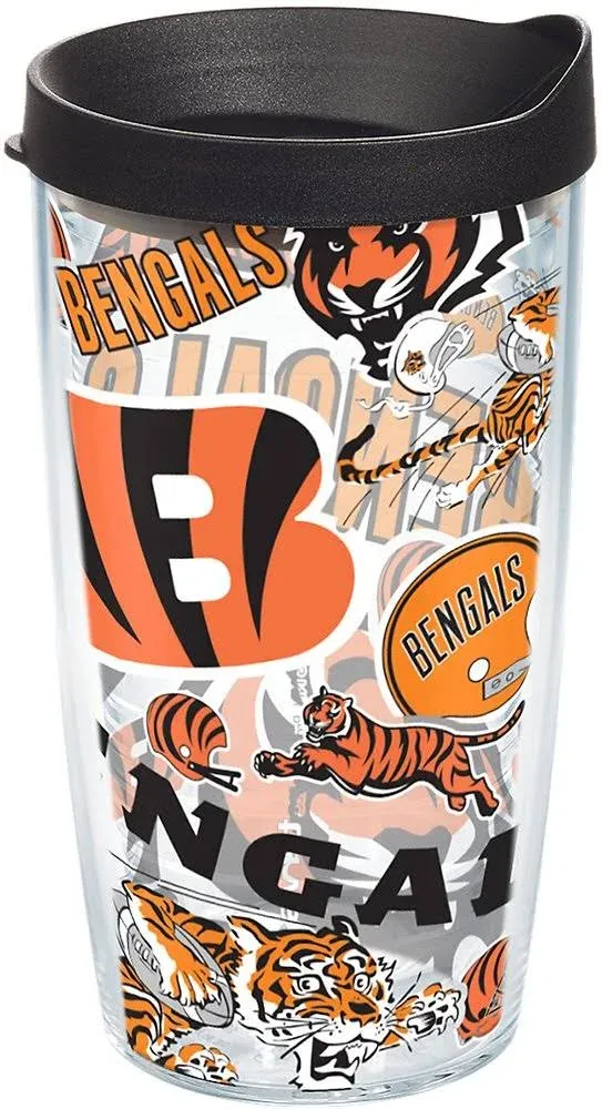 Tervis Cincinnati Bengals NFL All Over Plastic Tumbler