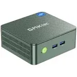 GMKtec Mini PC, Intel Alder Lake N100 Windows 11 Pro (3.4GHz), 8GB DDR4 Ram 256GB PCIe M.2 Ssd, Desktop Computer 4K Dual HDMI Display/4x USB3.2/WiFi 6