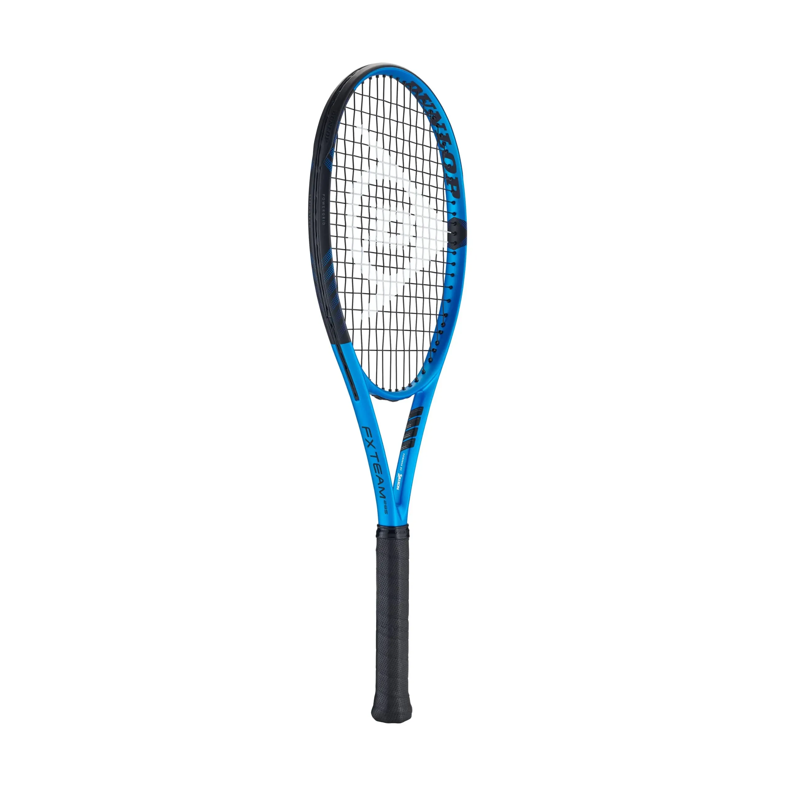 Dunlop Sports FX Team 285 Pre-Strung Tennis Racket, 3/8 Grip, Blue/Black