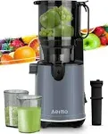 Aeitto Masticating Juicer, Cold Press Machine, SJ-041, GRAY