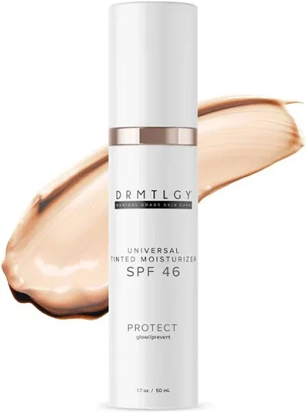 DRMTLGY Tinted Moisturizer with SPF 46. Universal Tint. All-In-One