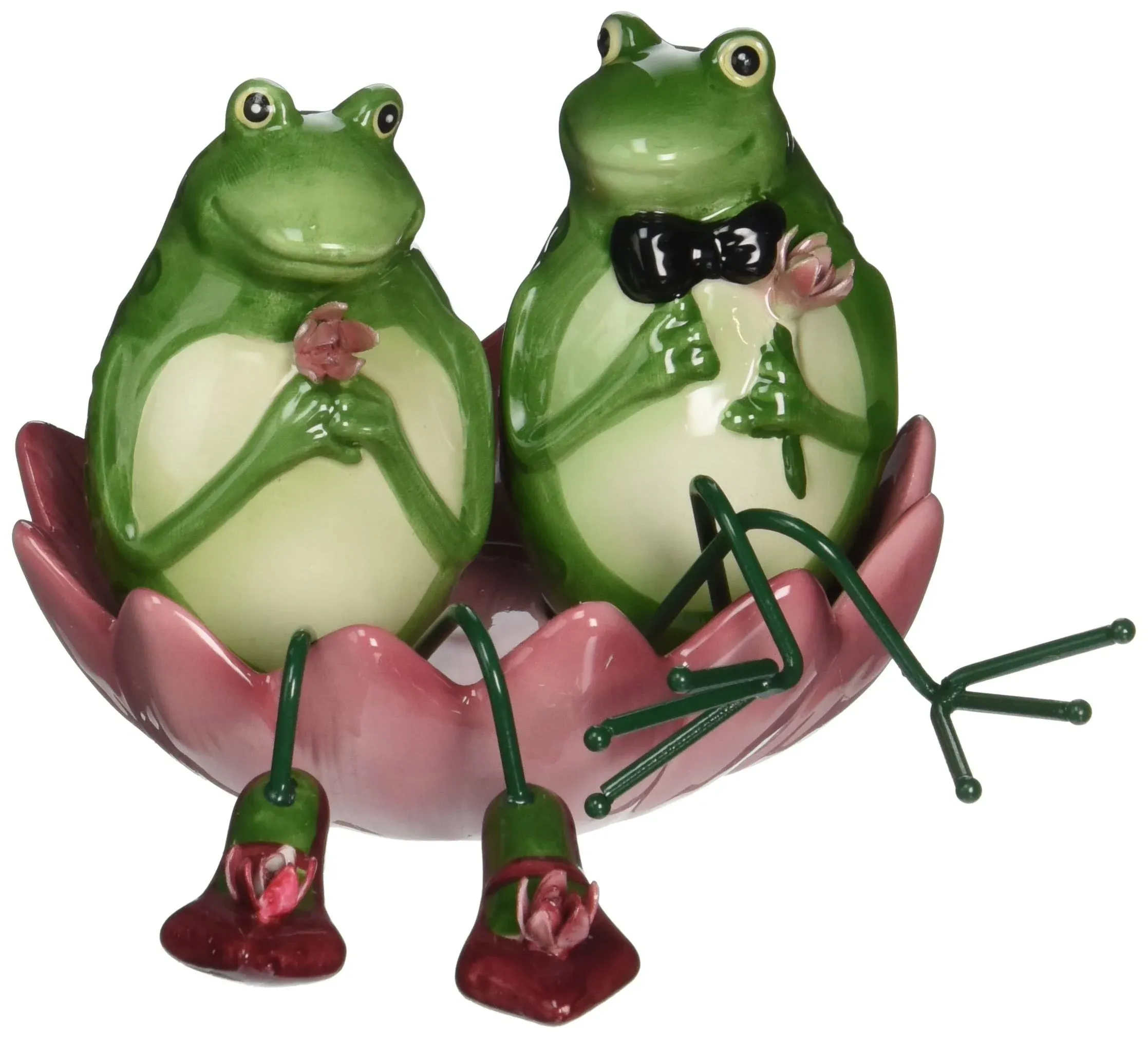 Alfrogo and Frogalina Frog Salt and Pepper Set